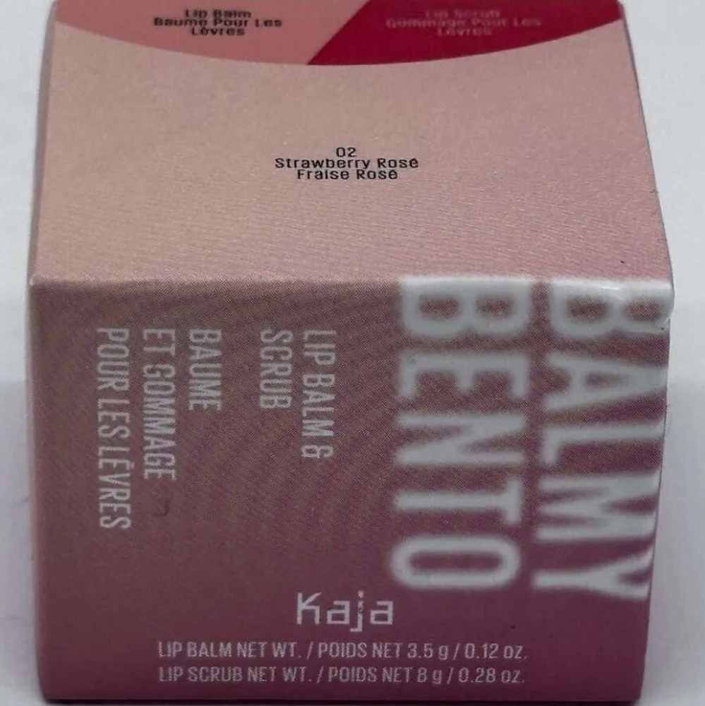 ❇️🧚‍♀️STRAWBERRY ROSE Kaja Balmy Bento Balm and Scrub NWT